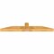 Ekena Millwork Portland Rough Sawn Timber Gable Bracket, Western Red Cedar, 84"W x 14"H x 6"D x 6"F, 4/12 Pitch GBW084X14X0606POR00RWR - alternate 3